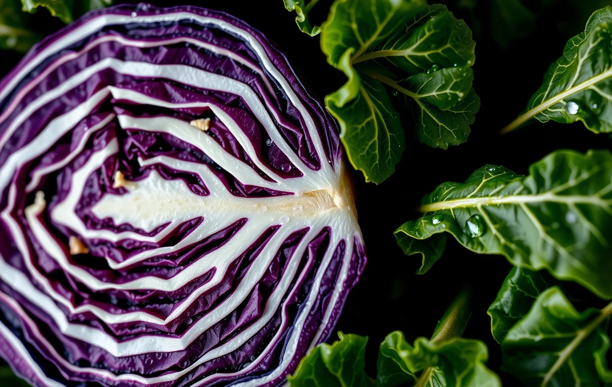 Vibrant raw vegetables texture