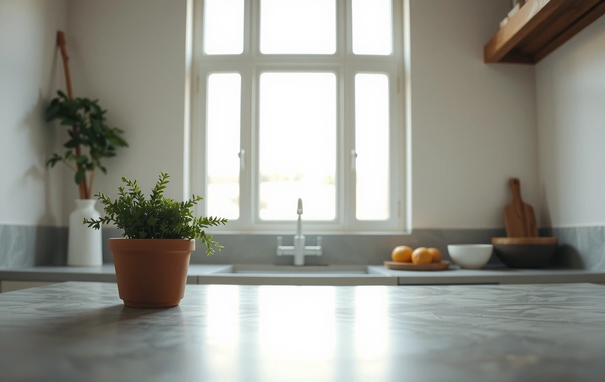 Minimalist healthy kitchen environment